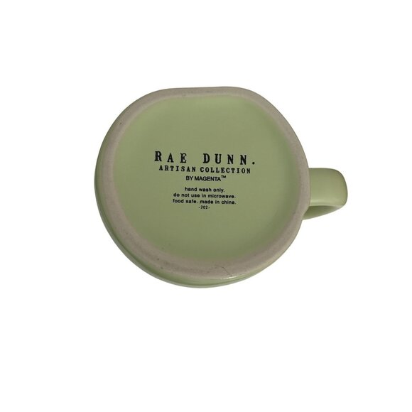 Rae Dunn Artisan Collection Hello Spring Green Mug - Picture 2 of 2